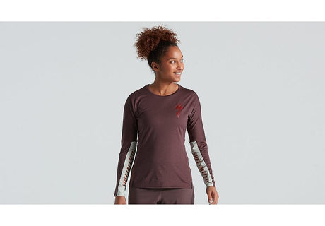 Specialized Trail Air Jersey Ls Wmn Cast Umber Xs