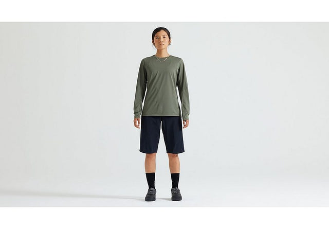 Specialized Gravity Training Jersey Ls Wmn Oak Green Xs