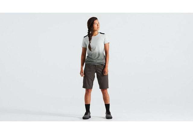 Specialized Trail Short W/Liner Wmn Charcoal Xs