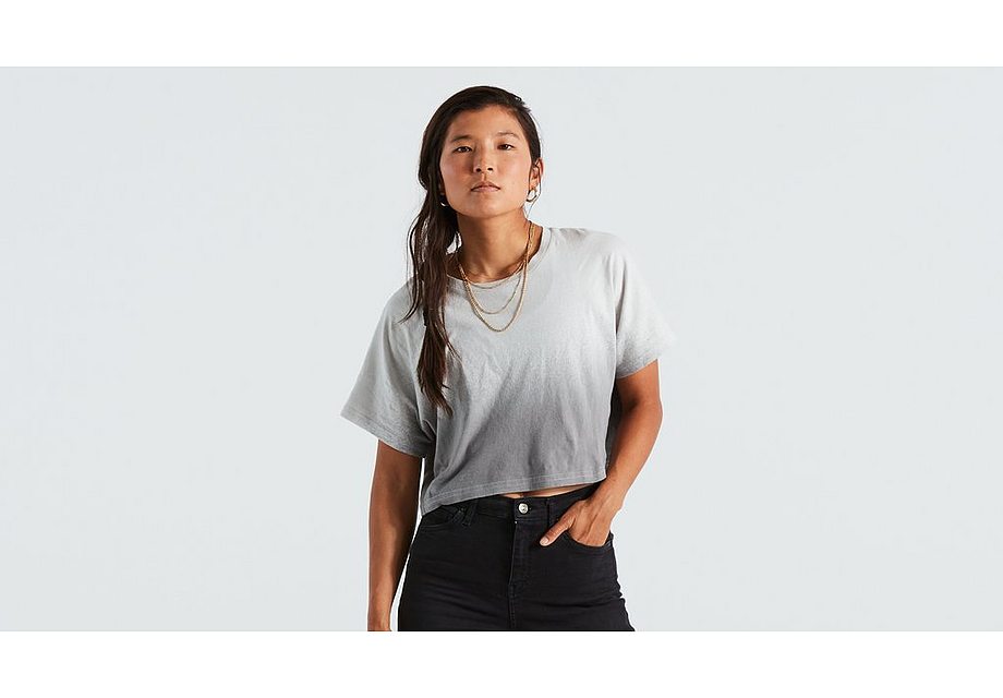 Specialized Crop Tee Ss Wmn Dove Grey Spray Xxs
