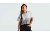 Specialized Crop Tee Ss Wmn Dove Grey Spray Xxs