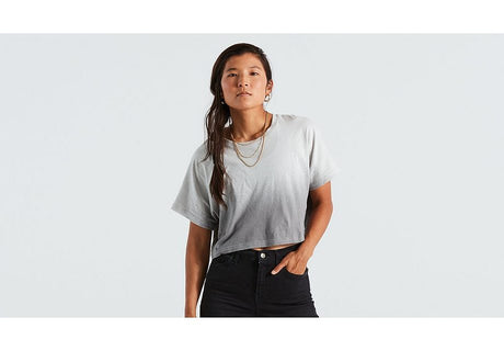 Specialized Crop Tee Ss Wmn Dove Grey Spray Xxs