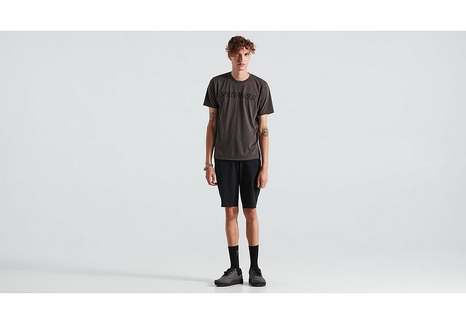 Specialized Wordmark Tee Ss Men Charcoal Xs