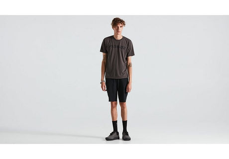 Specialized Wordmark Tee Ss Men Charcoal Xs