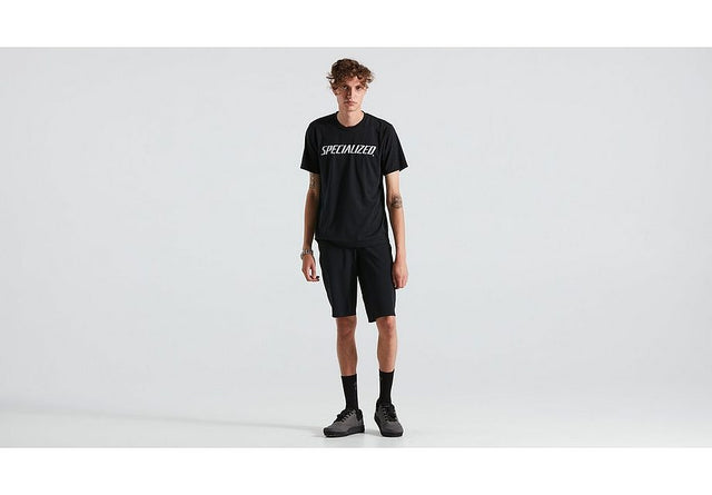 Specialized Wordmark Tee Ss Men Black Xs