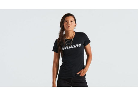 Specialized Wordmark Tee Ss Wmn Black Xs