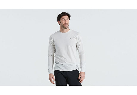Specialized Stoke Tee Ls Dove Grey Xxs