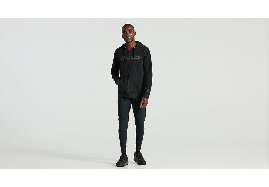 Specialized Legacy Wordmark Zip-Up Hoodie Men Black Xs