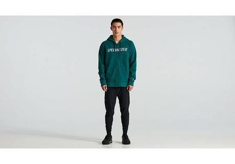 Specialized Legacy Wordmark Zip-Up Hoodie Men Tropical Teal Xs