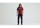 Specialized Wordmark Tee Ss Men Garnet Red Xs