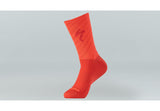 Specialized Soft Air Tall Sock Flo Red/Rocket Red Stripe S