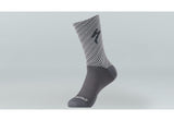 Specialized Soft Air Tall Sock Slate/Dove Grey Stripe S