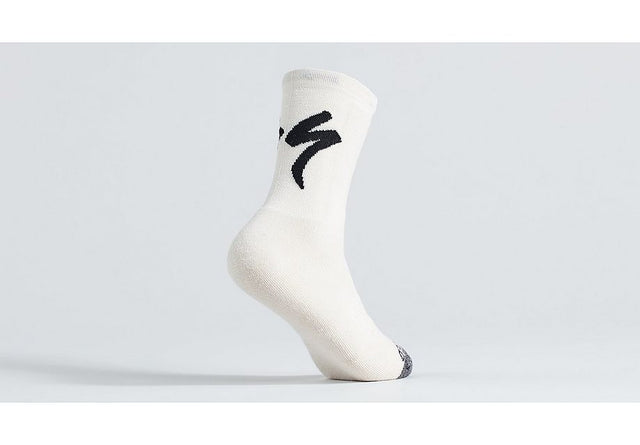 Specialized Merino Deep Winter Tall Logo Sock White Mountains S