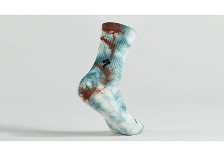 Specialized Cotton Tall Sock White Mountains Garment Wash Xl