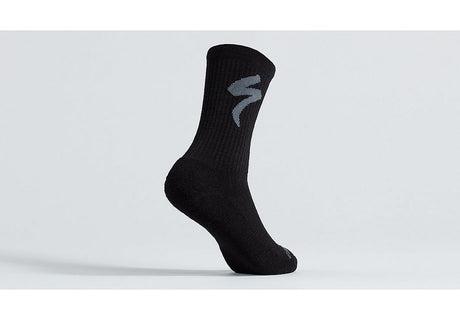 Specialized Merino Midweight Tall Logo Sock Black M