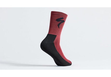 Specialized Primaloft Lightweight Tall Logo Sock Maroon S
