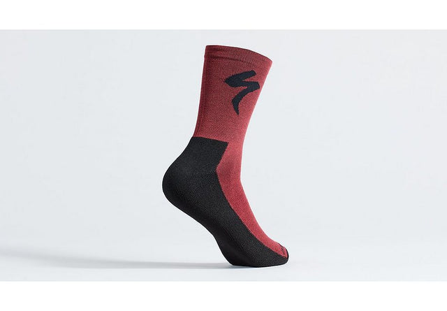 Specialized Primaloft Lightweight Tall Logo Sock Maroon S