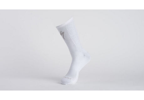 Specialized Knit Tall Sock White/Silver S