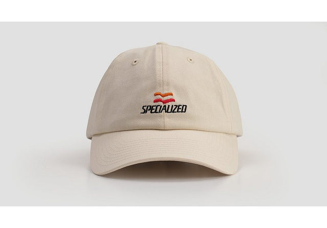 Specialized Flag Graphic 6 Panel Dad Hat White Mountains Osfa