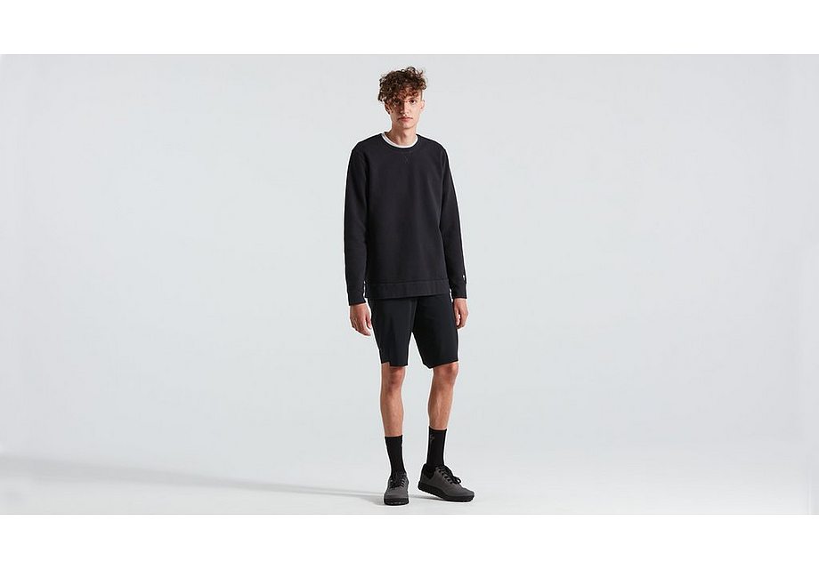 Specialized Legacy Crewneck Ls Men Black Xs