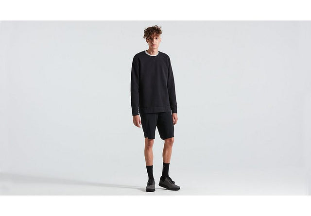 Specialized Legacy Crewneck Ls Men Black Xs