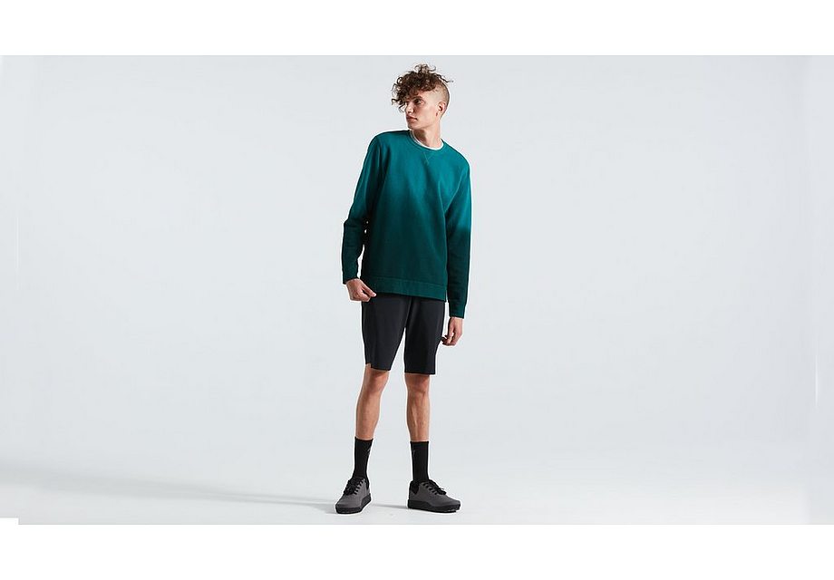 Specialized Legacy Spray Crewneck Ls Men Tropical Teal Xs