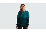 Specialized Legacy Spray Crewneck Ls Wmn Tropical Teal Xs