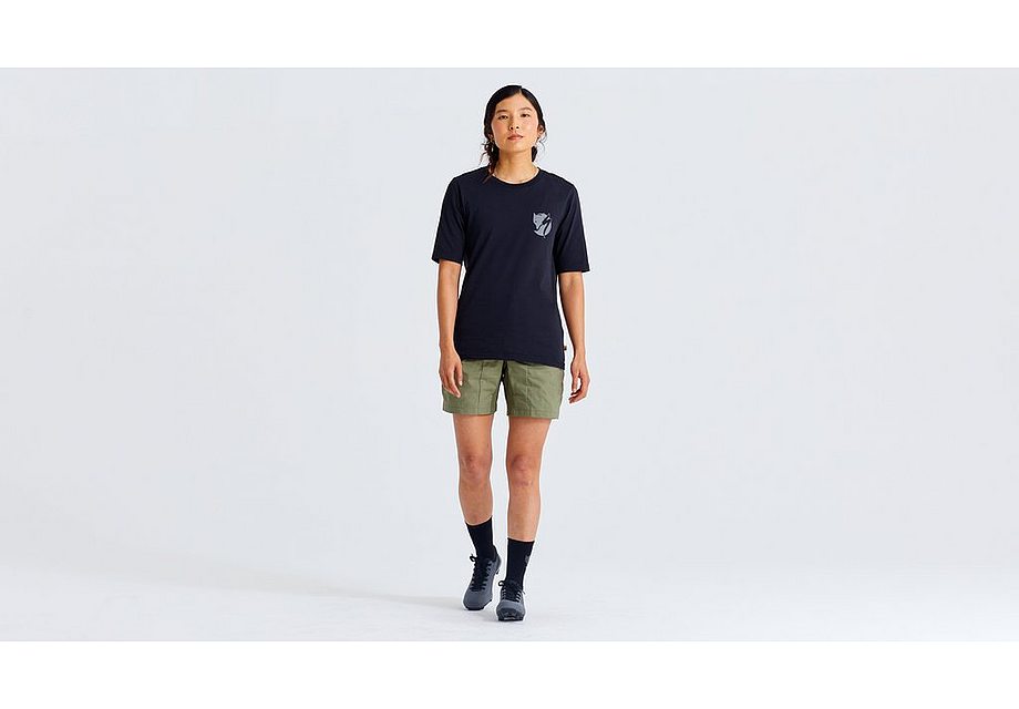 Specialized S/F Cotton Pocket Tee Ss Wmn Black Xs