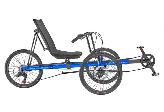 Sun seeker Eco-Tad SX Tadpole Unisex 30-52` X-Seam Bright Blue/Gloss Black 20` Black 7 Speed Disc Brake