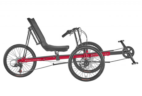 Sun seeker Eco-Tad SX Tadpole Unisex 30-52` X-Seam Bright Red/Gloss Black 20` Black 7 Speed Disc Brake
