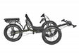 Sun seeker E-Fat Tad Electric Assist Tadpole Unisex 37-50.5` X-Seam Semi-Gloss Dark Green 20` Black 78-83.5` (198-212cm) 24 Speed Disc Brake