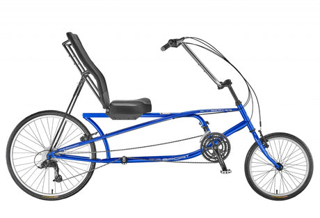 Sun seeker EZ-Sport CX Unisex 36-45` X-Seam Lemans Blue 20/26` Silver 85 1/2` (217cm) 24 Speed Rim Brake