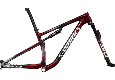 Specialized Epic S-Works Frmset Gloss Red Tint / Black Tint / Flake Silver / Granite Xl
