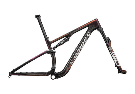 Specialized Epic 8 S-Works Frmset Gloss Carbon/Metallic Vivid Pink/Viavi Magenta Gold/Metallic Midnight Shadow/White S