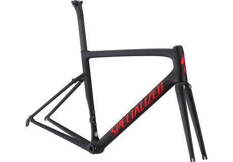 Specialized Tarmac Men Sl6 Pro Frmset Black/Gloss Flo Red/Clean 52
