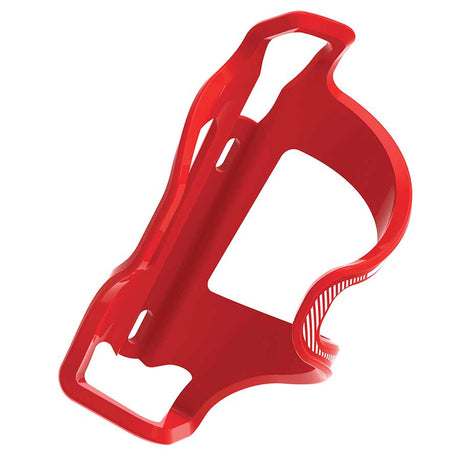 Lezyne Flow Side Load Bottle Cage Composite Left loading Red 48g