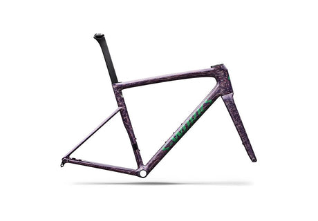 Specialized Tarmac Sl8 S-Works Frmset Gloss Dolomite Metallic / Directional Brush / Oasis Tint Over Liquid Metal 49