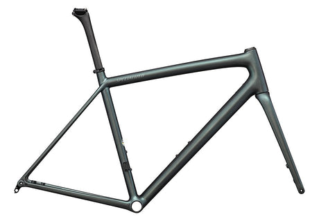 Specialized Aethos Frmset Satin Carbon + 50% Silver Blue Viavi /  10% Fog Tint 49