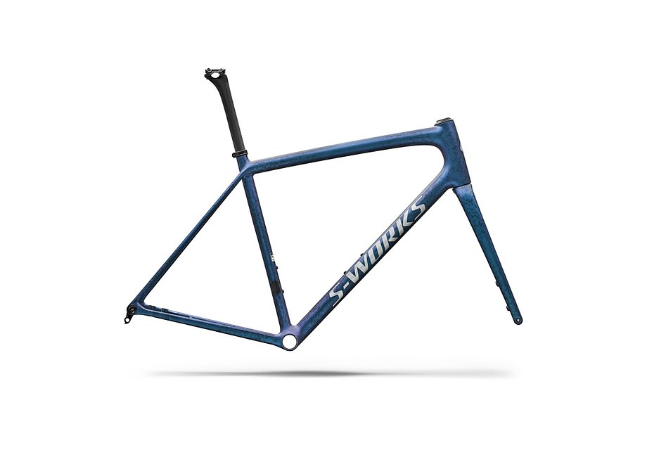 Specialized Aethos S-Works Frmset Satin Black Ink Wash / Pearl / Shadow Silver 61