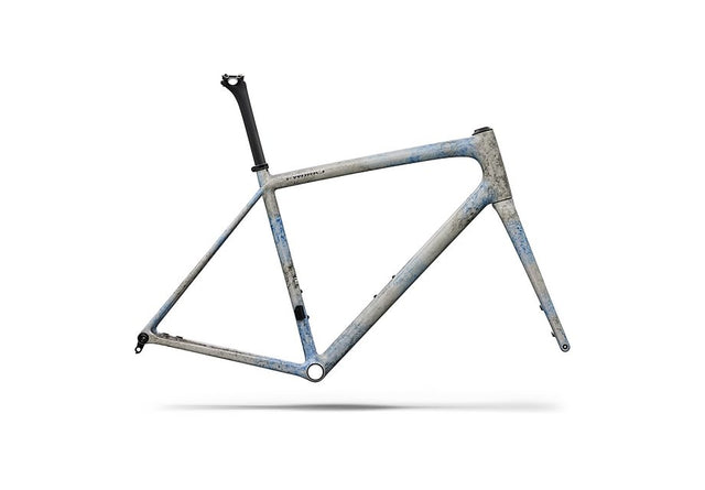 Specialized Aethos S-Works Frmset Gloss Blue + Black Ink Wash / Chrome 58