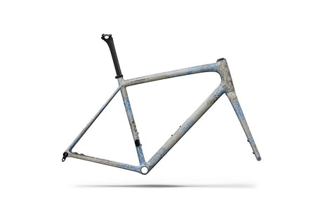 Specialized Aethos S-Works Frmset Gloss Blue + Black Ink Wash / Chrome 49