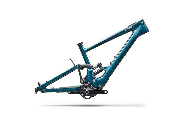 Specialized Kenevo Sl S-Works Carbon Frmset Teal Tint Over Smoke Strata / Dune White S3