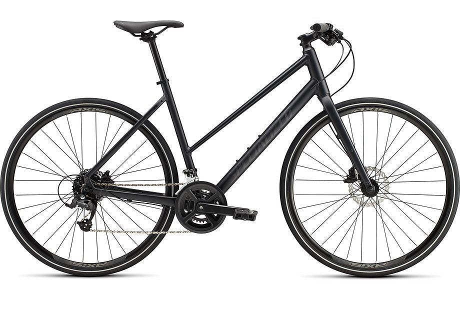 2024 Specialized Sirrus 2.0 St Bike Satin Cast Black / Gloss Black / Satin Black Reflective Xs