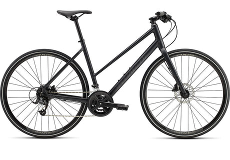 2024 Specialized Sirrus 2.0 St Bike Satin Cast Black / Gloss Black / Satin Black Reflective Xs