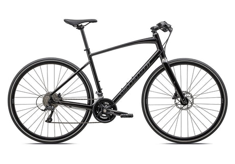 2023 Specialized Sirrus 3.0 Bike Gloss Metallic Obsidian / Satin Obsidian Reflective Xs