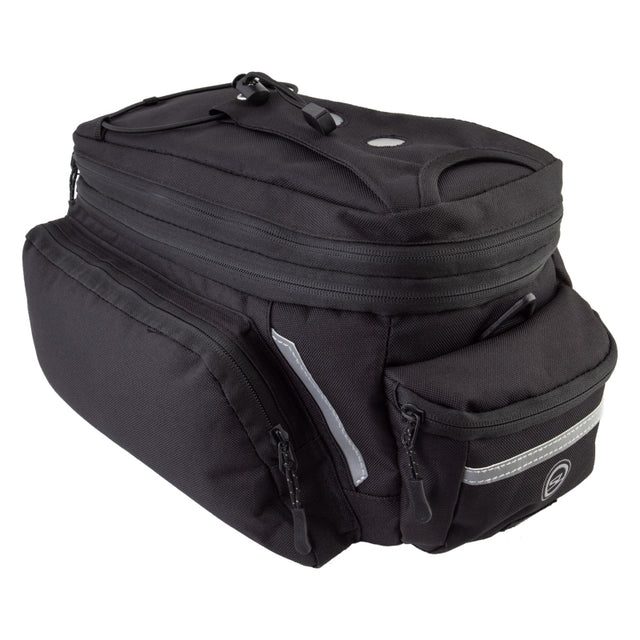 Sunlite RackPack Medium w/Side Pockets Bag Velcro Straps 12.6x5.5x6.7` 800 c.i. Black