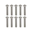 Sunlite Stainless Steel Button Head Bolts M5 x 25 Bag of 10