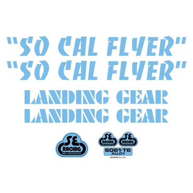 Se bikes Socal Flyer Decal Set SoCal Flyer Blue