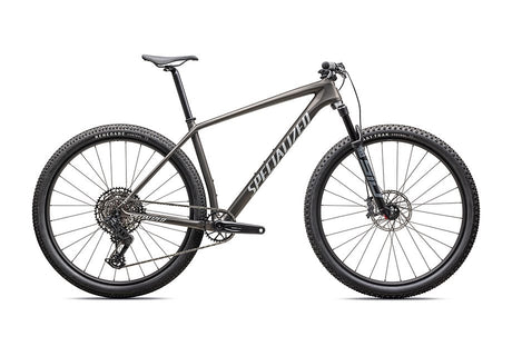 2026 Specialized Epic Ht Comp Bike Satin Gunmetal / Metallic White Silver S