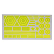 Sunlite Reflective Stick On Shapes  Yellow